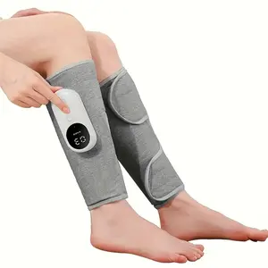 Rechargeable Air Compression Leg & Calf Massager - Soothing Heat, Adjustable Intensity for Foot, Leg, Thigh, Knee - Cordless, USB Rechargeable Massagers, Perfect Gift for Christmas, Mothers Day, Fathers Day