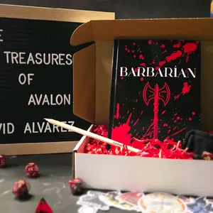 D&D Barbarian Starter Kit - Complete Set of Dice for Role-Playing Games, Perfect for Beginners and Enthusiasts