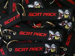 Keychain Jet Tag For Scatpack Key Ring Makes For A Unique and Cool Gift For Car Guys, Fans, Enthusiasts Dad, Friend, Him, Her & More