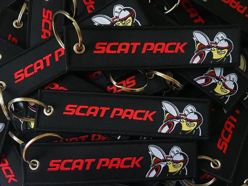 Keychain Jet Tag For Scatpack Key Ring Makes For A Unique and Cool Gift For Car Guys, Fans, Enthusiasts Dad, Friend, Him, Her & More