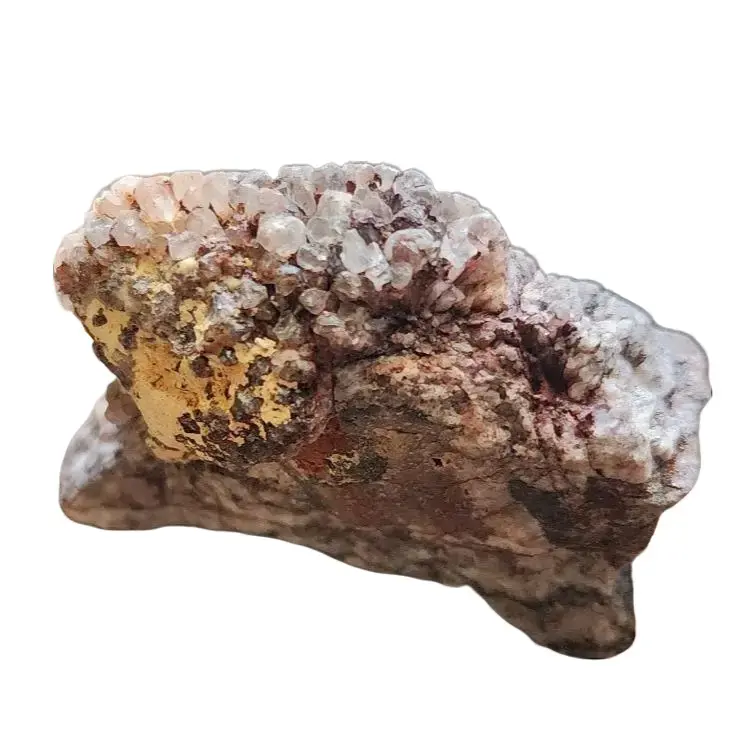 Red Druzy Crystal Cluster on Natural Matrix – Arizona
