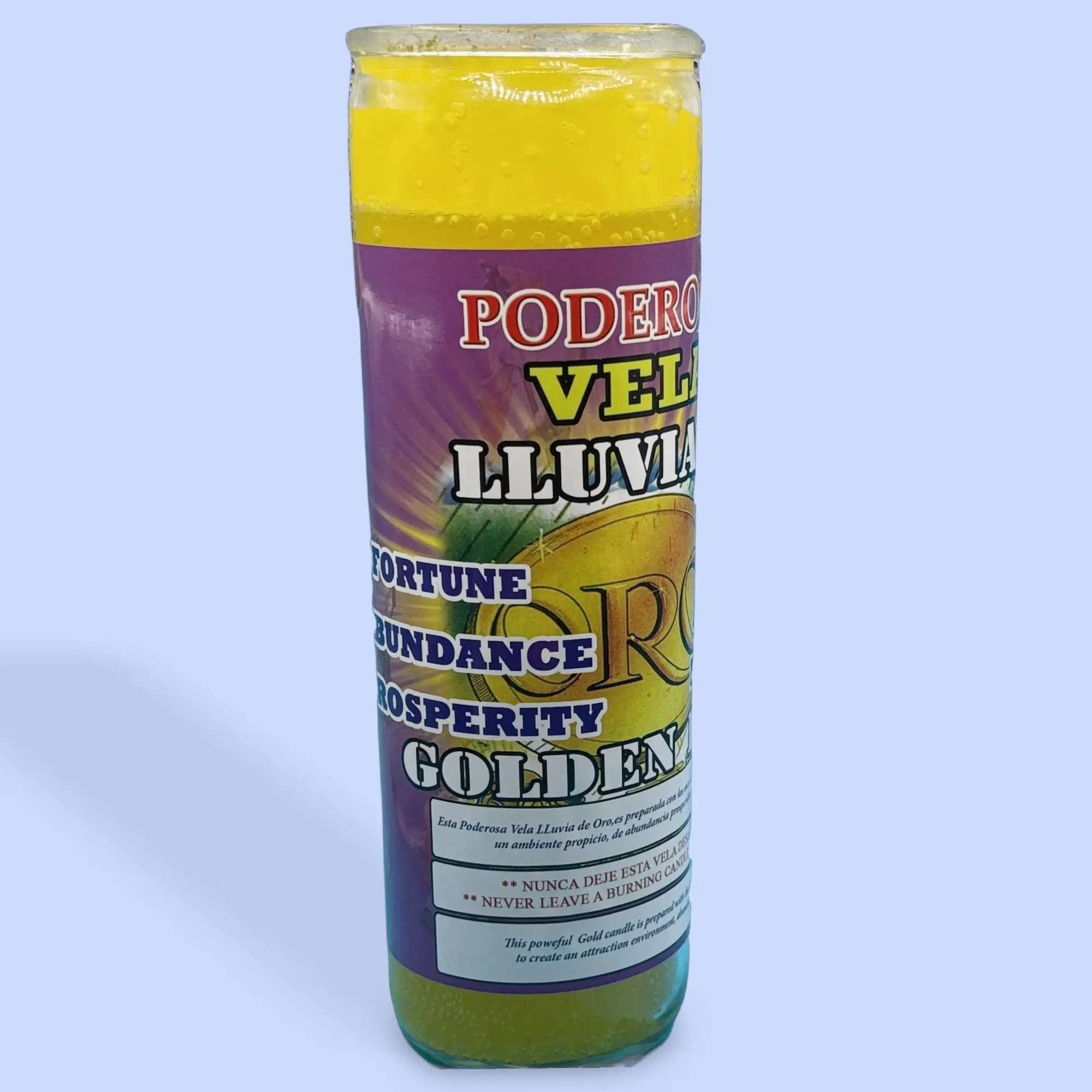 Golden Rain Prosperity & Abundance Ritual Candle Scented and Long Lasting