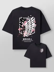 Attack On Titan Anime Unisex Tee | Wings Of Freedom AOT T-shirts, Sweater, Hoodie | AOT Streetwear Style Tee