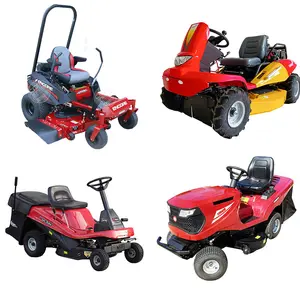 Zero Turn Riding Lawn Mower Garden Machine of Grass Cutter  Ride on Remote Control Crawler Diesel Flail Lawn Mower