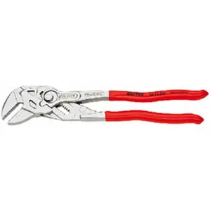 Knipex 8603250 Heavy Duty Hand Tool - 1.0 in. Adjustable Wrench Plier, Combination Pliers with 0 Backlash, Safe for Sensitive Surfaces, for Fishing & Outdoor Recreation, Hand Tools