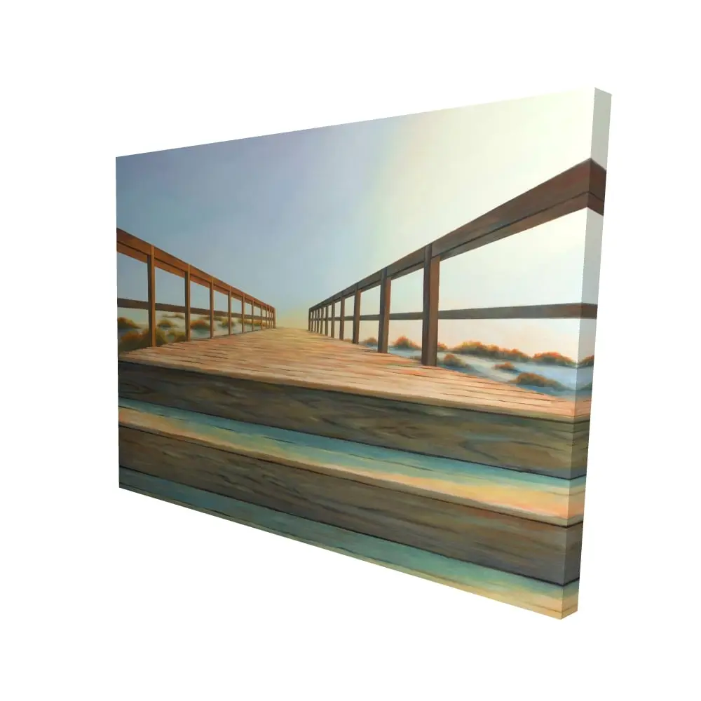 360 Stand High-Def 36x48 in. Beach Landscape Art Print - Artistic Wall Decoration, Home Decor Accent for Room & Sofa, Home Supplies Posters & Prints, Artwork, Nature, Coastal Calm