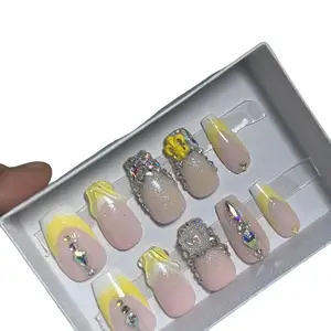 Nail Art - Press on Nails Medium Length - Nail Care