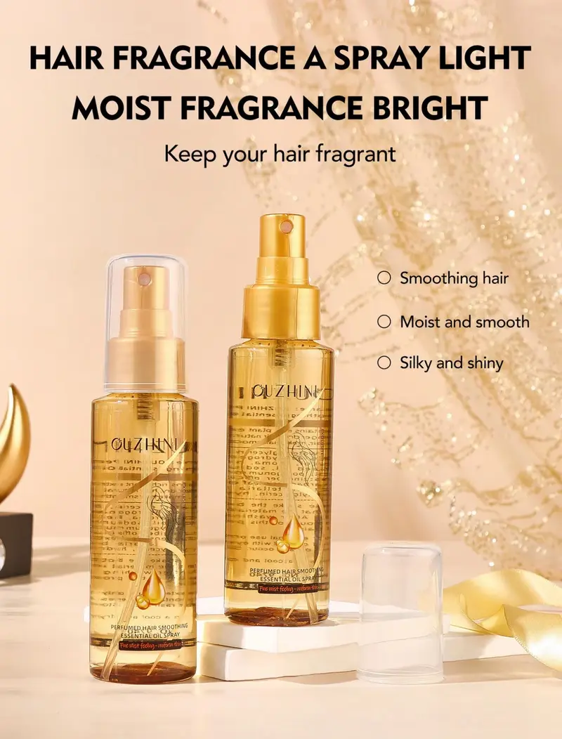 Women's Hydrating Aroma Hair Care Oil Spray - Alcohol-Free, Moisture ...