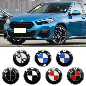 4Pcs 56mm Car Styling Wheel Center Hub Caps Stickers Badge For BMW F10 E90 F20 E46 E60 E70 E39 Rim Cover Emblem Accessories