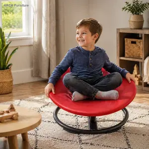Kids Sensory Spinning Swivel Chair - 200lb Capacity Environmental PP Fun Furniture, Aids Body Coordination Training, Balance Boost, Safe Comfortable Development for Autism Children