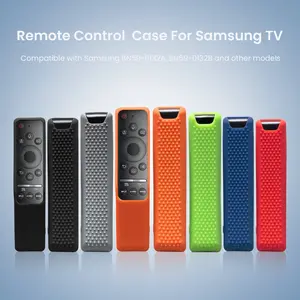 Protective Case Cover, Dustproof Cover for Samsung Remote Controls, Anti-Slip Grip, Shockproof Design, Easy Installation, Compatible with Multiple Models