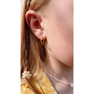 14k Gold-Filled 10mm Hoops – Dainty, Tarnish-Free & Safe for Sensitive Ears