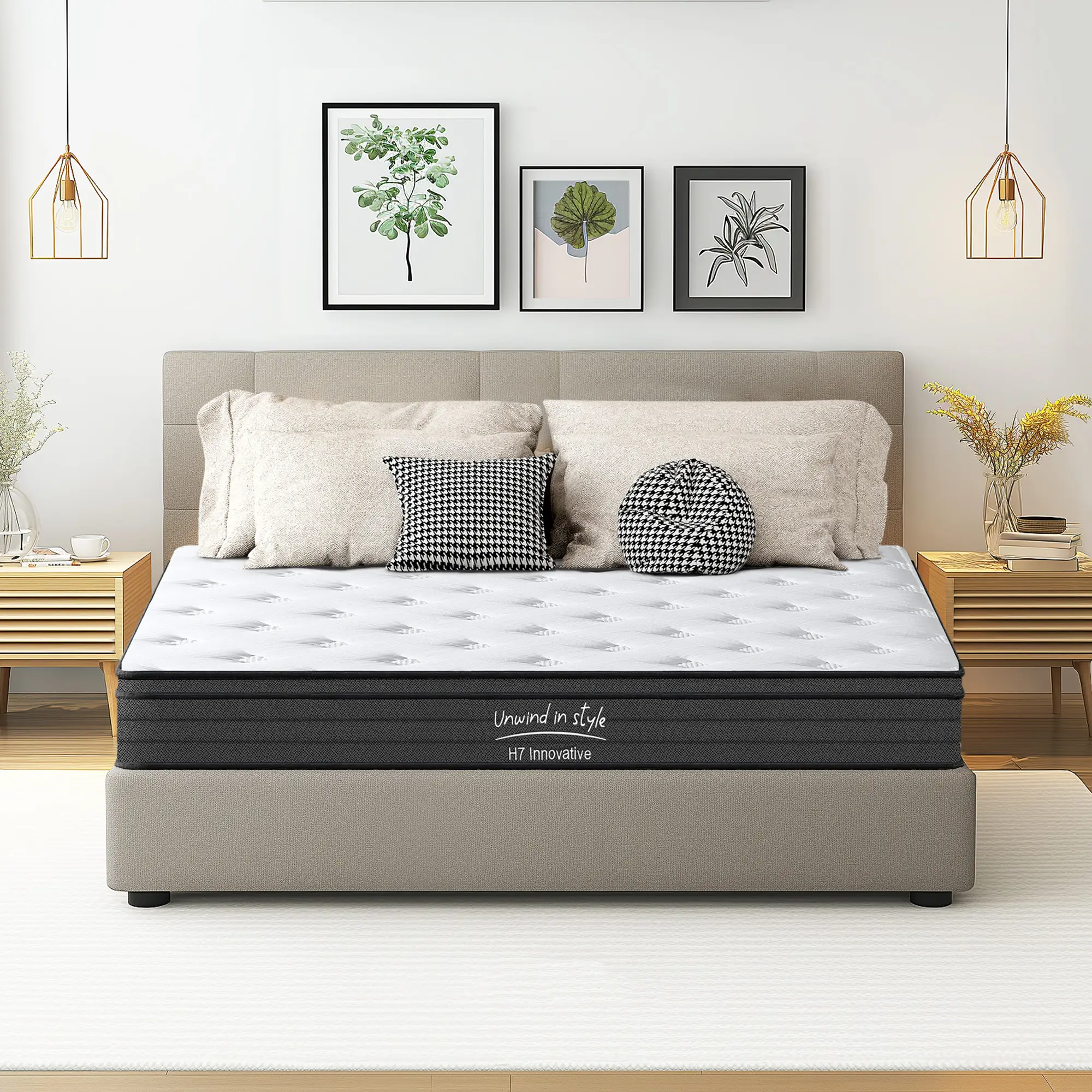 10inch Queen 80"L x 60"W 