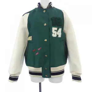 Pre-owned Louis Vuitton Cotton Small Leather Goods Varsity Jacket