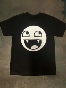 Epic Faces-Shirt, Knit, Fitted, Graphic, Vintage Style, Y2K Gothic Style, Emotional Scene, Friendship Men's T-Shirt