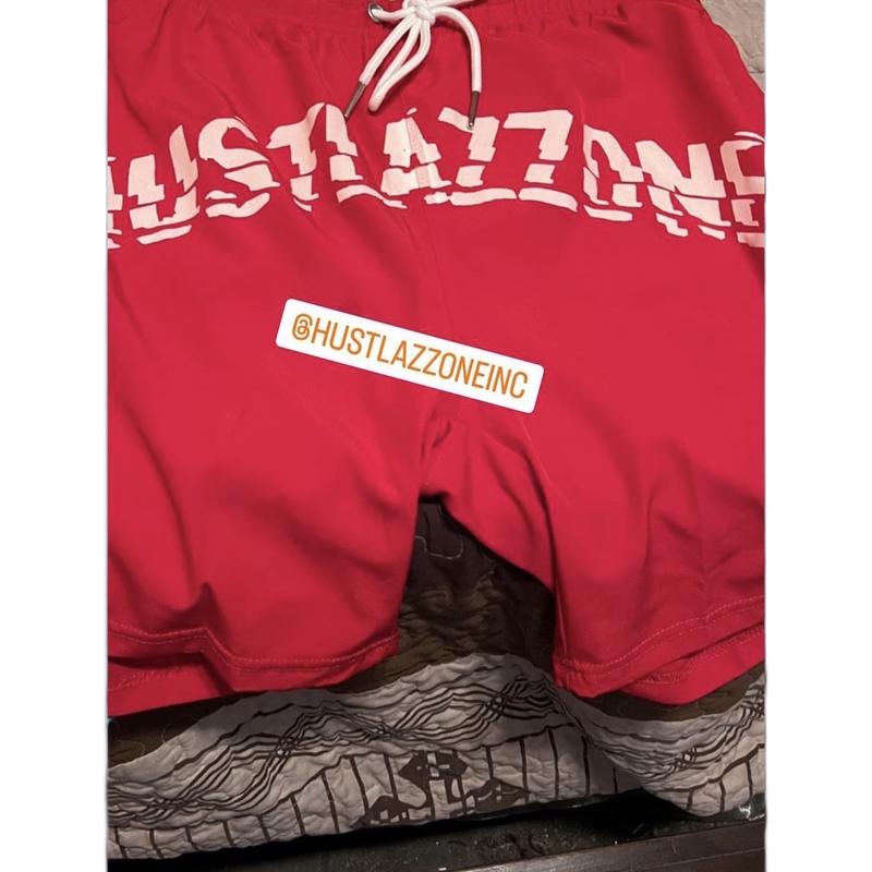 HZ SHORTS Black Red Blue