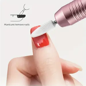 Professional Wireless 35000RPM Rechargeable Electric Nail Drill Machine Multifunctional Nail Polishing Manicure Machine Wireless Color Gray 35000RPM USB Nail File Polishing Pen Rechargeable Nail Drill Machine Portable Manicure Drill Salon T