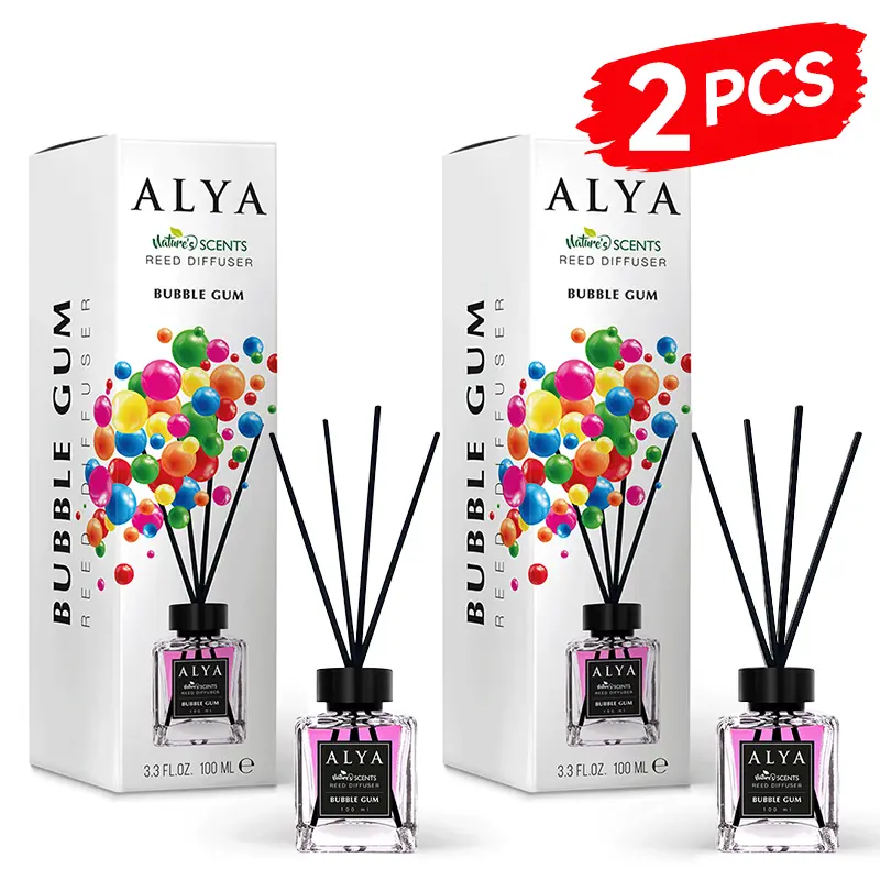 2 PCS Bubble Gum Scents-Reed Diffuser