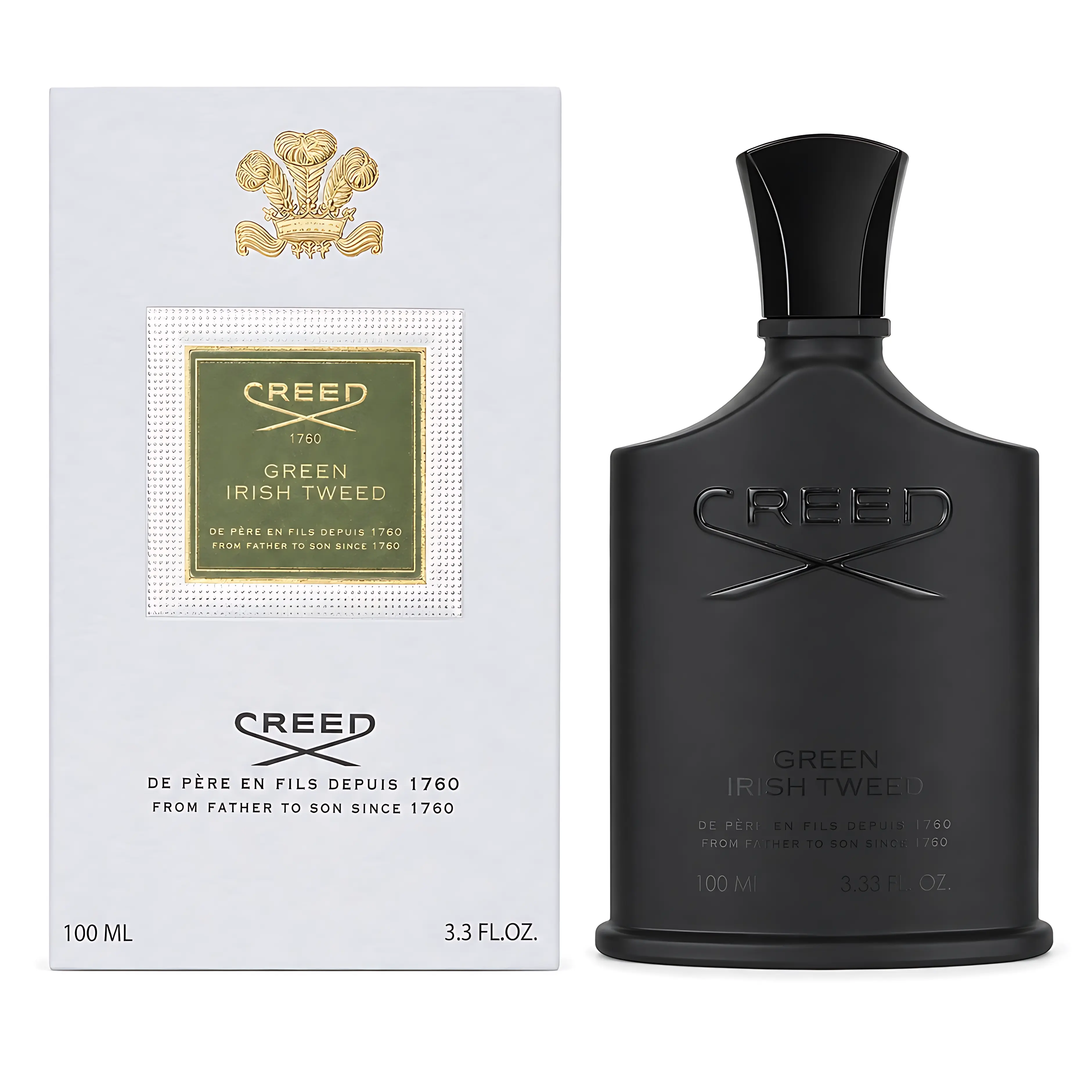 Creed Green Irish Tweed Men's Eau de Parfum 3.3 oz, Wear confidence with Green Irish Tweed, a precision-crafted fougère from Creed As timeless as a sharp tailored suit, it masterfully weaves together fresh and aromatic notes, Old Money Clean Green Cologne