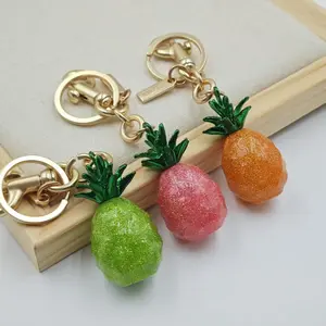 {Keychain} Fashion Pineapple Keychain - Personalized Car Keychain - Women's Cute Bag Pendant