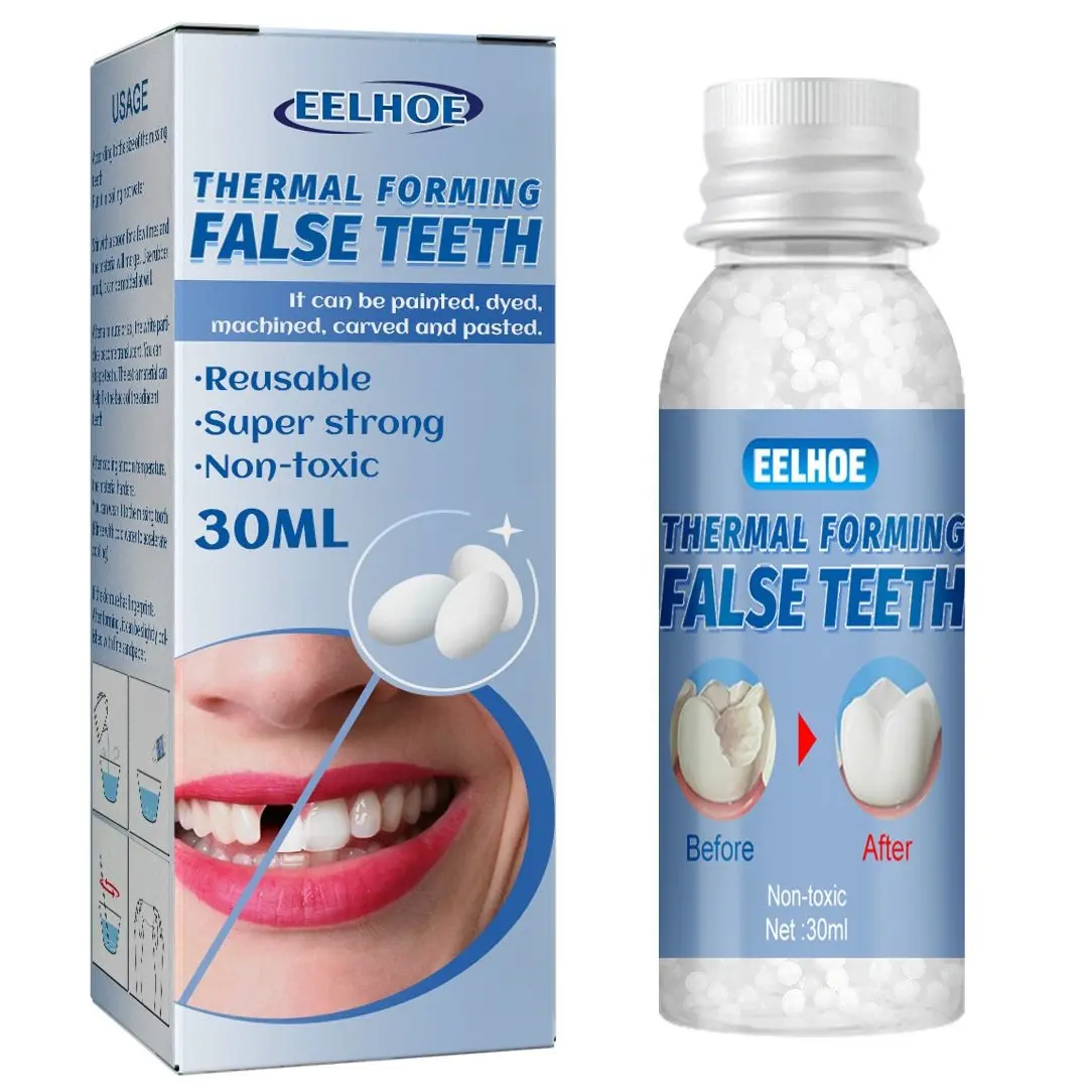 EELHOE moldable dental gel temporary filling material kit, a cosmetic-compatible solution for cavity repair