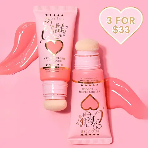 P.Louise The Cheek Of It Removable, Lightweight, Long-Lasting Liquid Blush - Blendable Make Up Product for Face Makeup