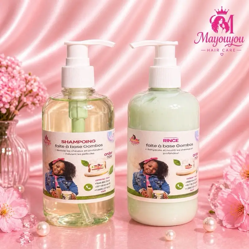 Mini 2-Piece Shampoo and Conditioner Set for Travel, Daily Use
