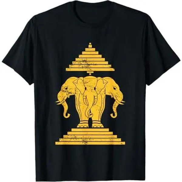 Erawan Three Headed Elephant Kingdom of Laos T-Shirt