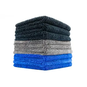 The Rag Company - Spectrum 420 Dark Pack - Premium Microfiber Cloth Perfect for a Streak-Free Finish - 420 GSM, 16" x 16" (9-Pack)