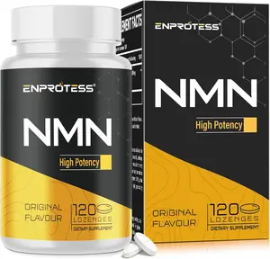 Sublingual NMN 500mg, Max Absorbency & Fast-Acting NMN Supplement（120-Day Supply）, 99% Pure NMN (Nicotinamide Mononucleotide) for NAD, Cell, Immune, Energy, Muscle, Anti-Aging, Longevity, 120 Lozenges