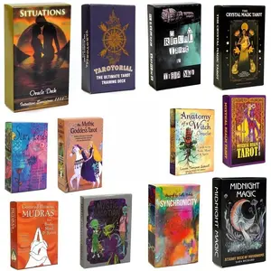 Viral New Tarot Oracle Cards English Version - Board Game Cards |     2024 Hot-Selling Divination Tarot Deck for Friends Gatherings, Game Nights & Spiritual Practices, Intuitive Guidance Cards to Enhance Self-Awareness