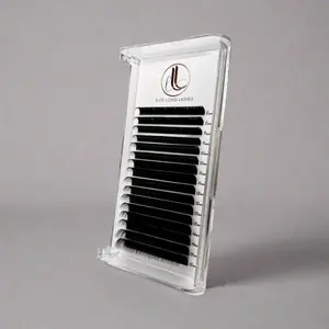 Matte Black Cashmere Eyelash Extensions – CC Curl Tray