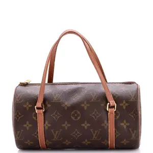 Pre-owned Louis Vuitton Canvas Coated Top Handle Bags Papillon Handbag Monogram Canvas 26 by Rebag