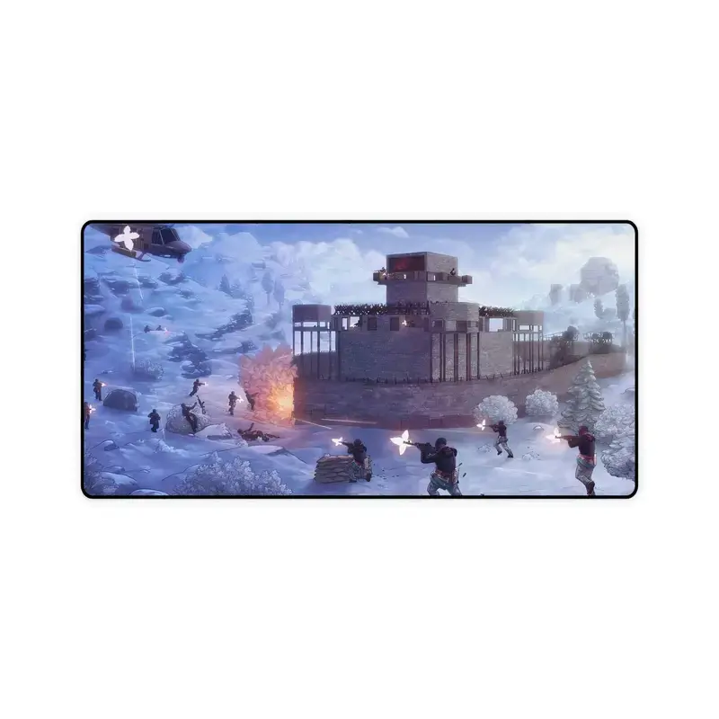 Rust Battle Game Desk Mat, Extra Large Gaming MousePad, Gaming Accessories, Desk Decor Setup, TCG Playmats