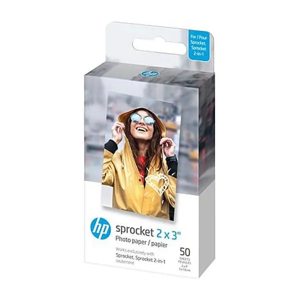 HP Sprocket 2x3" Zink Photo Paper 50-Pack