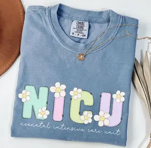 NICU Nurse Shirt Comfort Colors® Neonatal Intensive Care RN Registered Nurse Nursing Student Grad Gift Nurse Appreciation Gift Neonatal ICU Top Womenswear Fabric Fit