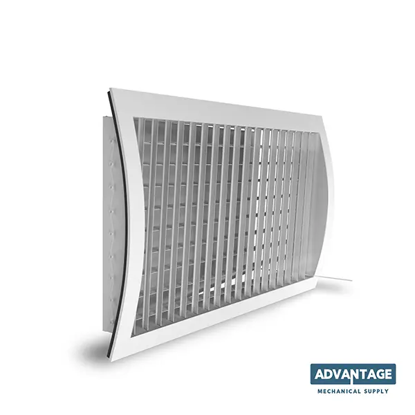 Steel Spiral Supply Curved Grilles, Direct to Duct - IERA