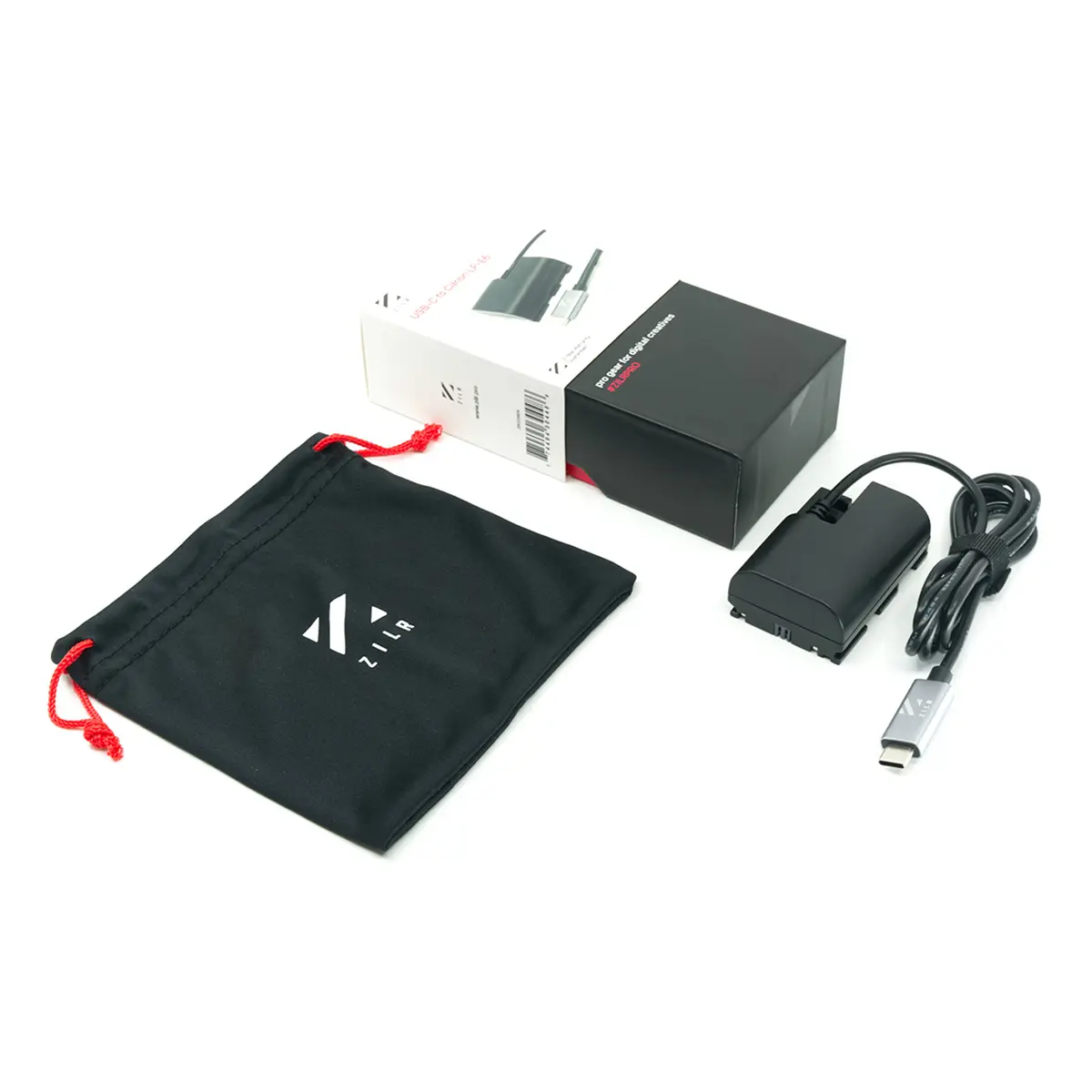 ZILR Durable USB-C to Canon LP-E6 Dummy Battery, Camera Accessories for Recording