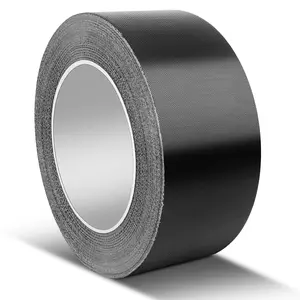 Duct Tape, 2 Inch x 35 Yards, 1 Roll, Waterproof and Heavy Duty, Tear by Hand, for Packing Repairing and Crafts (Black)