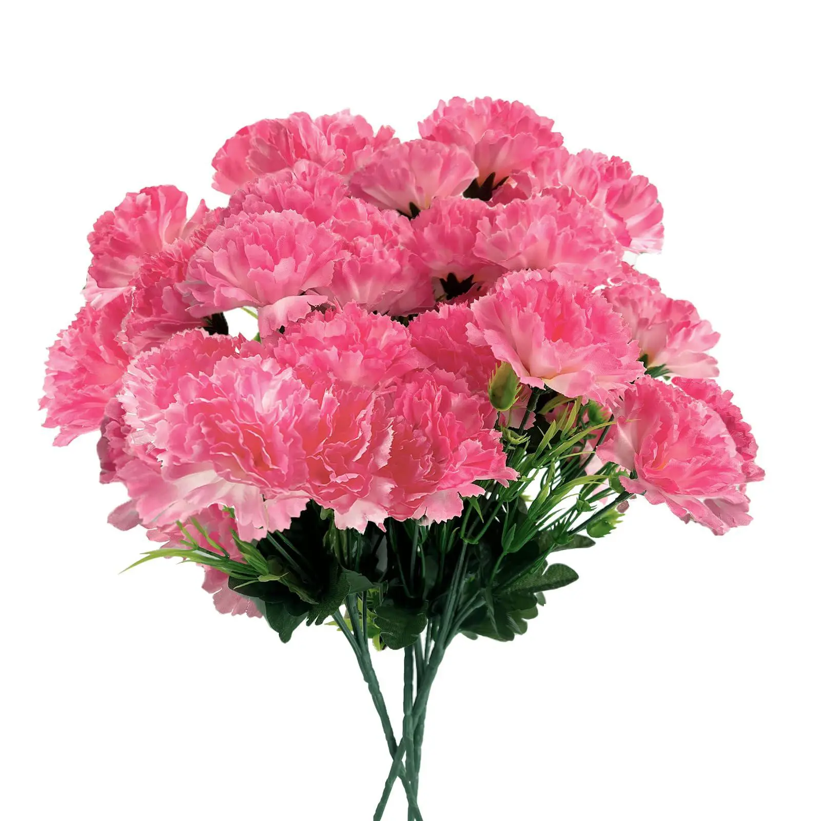 Artificial Carnation Flower, 24pcs/bunch Faux Carnation Flower, Decorative Flower for Home Party Wedding Anniversary Festival, Fruit, Bouquet, Artificial Plants, Home Decoration Bouquet,  Flowers,  Plant Decoration