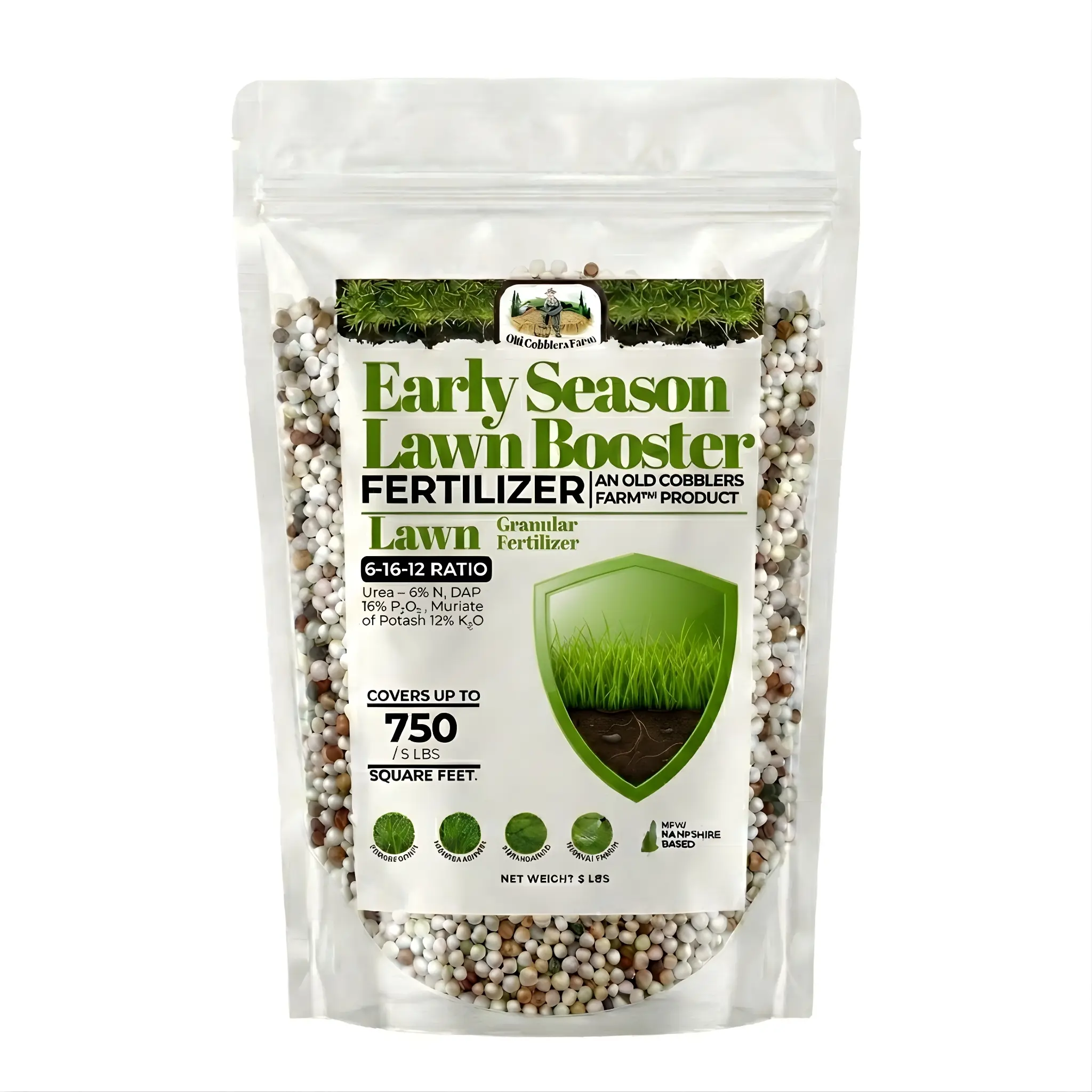 Old Cobblers Farm Wicked Growth Early Season Lawn Booster 6-16-12 Starter Fertilizer