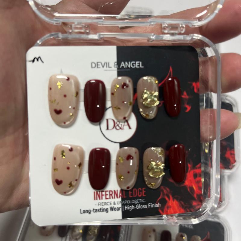 Handmade Nail Art New Year's Edition Golden Horse Wealthy Cat Eye Sparkling Dot Temperament Premium