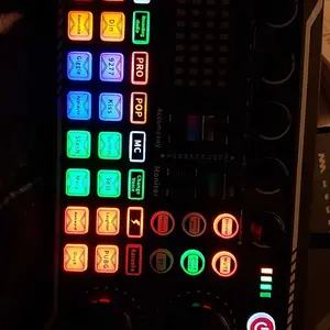 Live Sound Card with DJ Mixer Effects & Voice Changerr, Podcast Production Studio Equipment for Streaming (Not Compatible with XBOX)