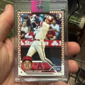 2023 Topps Shohei Ohtani Baseball Card - Limited Edition Collectible Trading Card with Star Design and DH Designation