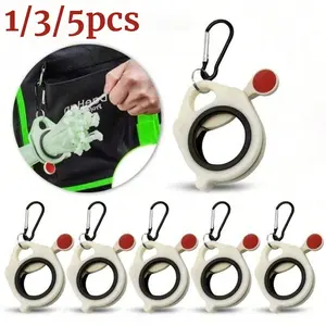 Fluorescent Cable Tie Organizer, 1/3/5pcs Plastic Storage Cable Tie Holder, Portable Zip Tie Holder, Electrical Wire Tie Organizer