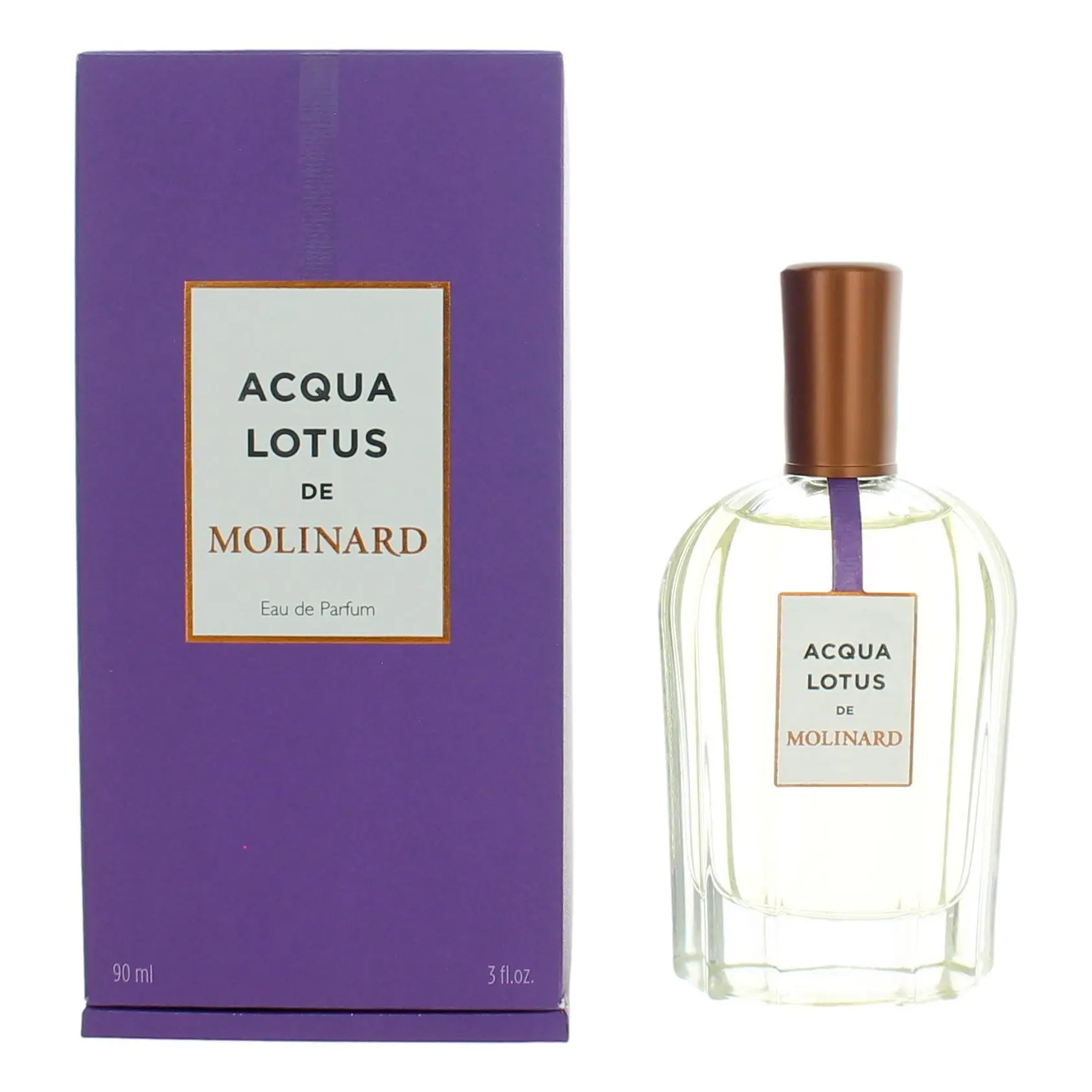 Women's Acqua Lotus by Molinard - 3 oz Aqua Eau de Parfum (EDP) Spray, Women's Fragrance, Aqua Eau De Parfum Women's Fragrance
