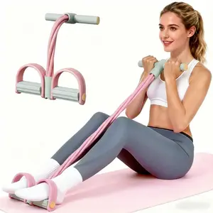 Adjustable Resistance Foot Pedal Resistance Band Home Gym Equipment Exercise Equipment for Waist Leg Arm Full Body Training Fitness Equipment
