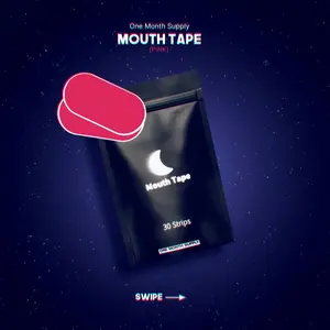 Mouth Tape for Comfortable Sleeping,One Month Supply,Mouth tape,Pink,Gentle,Adhesion & 30 Strips,Sports Accessories Healthcare