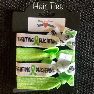 Muscular Dystrophy Awareness Hair Ties-Fighting Duchenne