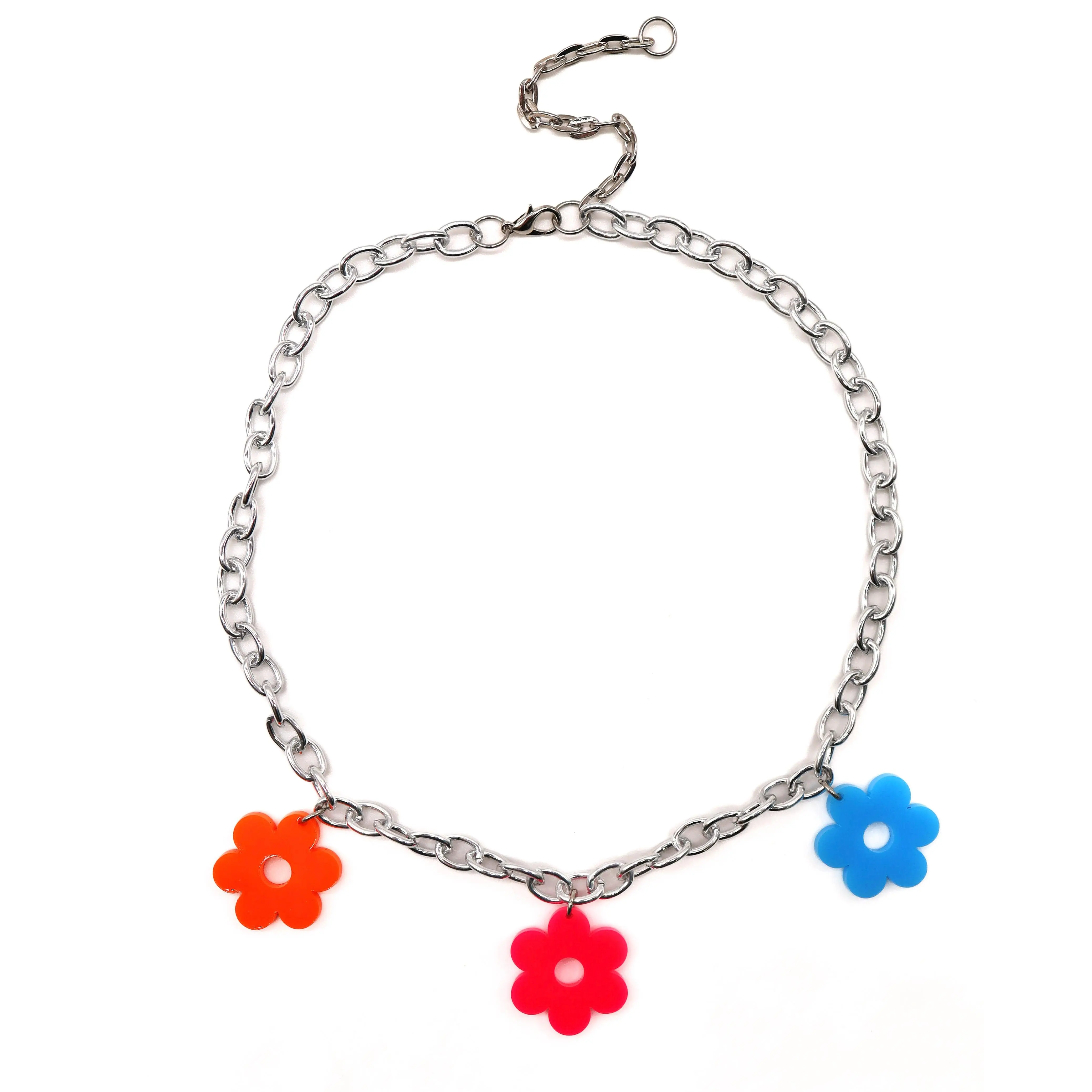 Flower Power Kandi Choker Necklace